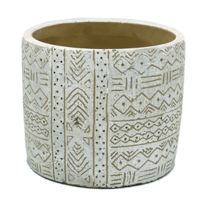 VASO ETNICO BIANCO