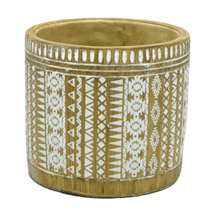 VASO TRIBAL BIANCO